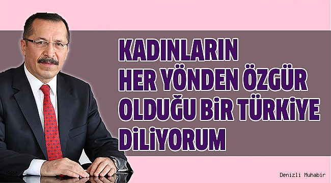 REKTÖR BAĞ’DAN 8 MART MESAJI