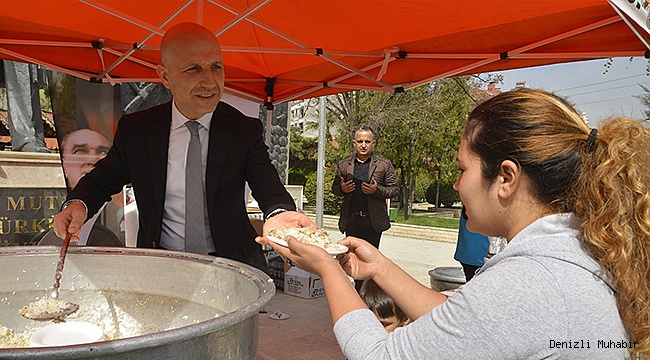 SARAYKÖY’DE ŞEHİTLER İÇİN PİLAV VE LOKMA HAYRI