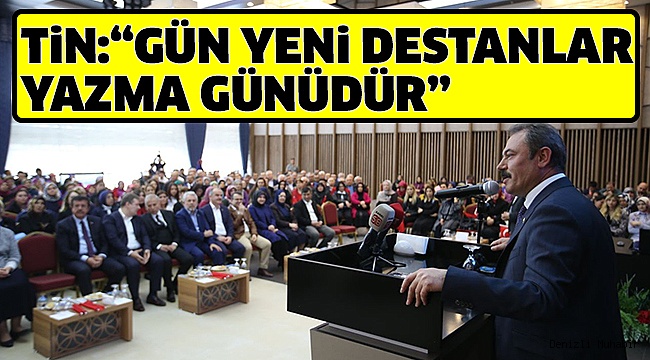 TİN, İSTİŞARE TOPLANTISINDA KONUŞTU