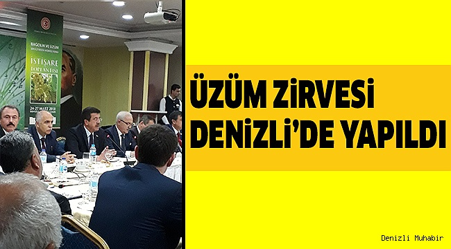 ÜZÜM KOMİSYONU DENİZLİ’DE TOPLANDI
