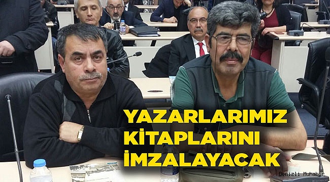 YAZARLARIMIZ KİTAPLARINI İMZALAYACAK