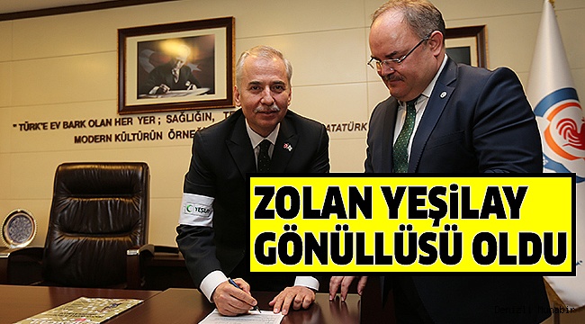 YEŞİLAY’DAN BAŞKAN ZOLAN’A ZİYARET