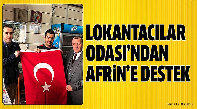 ZEYTİN DALI'NA DESTEK İÇİN BAYRAK DAĞITTILAR