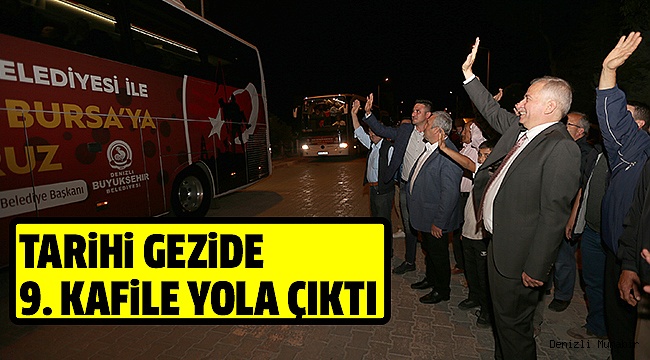 10 OTOBÜSLÜK KAFİLEYİ BAŞKAN ZOLAN UĞURLADI
