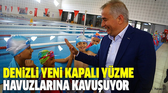 2 KAPALI YÜZME HAVUZU DAHA TAMAMLANDI