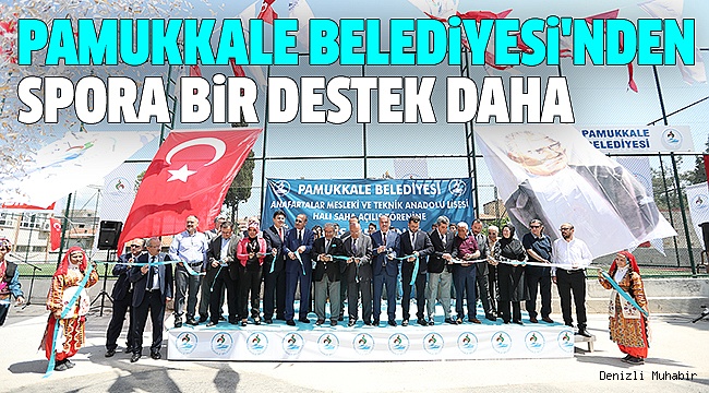 ANAFARTALAR LİSESİ’NE HALI SAHA VE TESİS