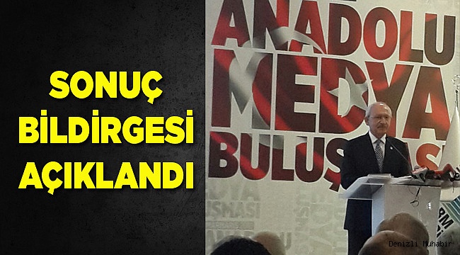 BASIN ÖZGÜRLÜĞÜNE VURGU YAPILDI