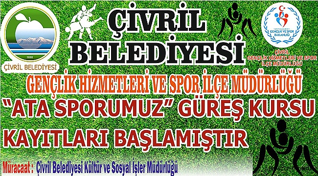 ÇİVRİL BELEDİYESİ YETENEKLİ SPORCU ARIYOR
