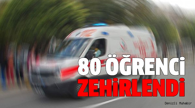 ÇİVRİL’DE 80 ÖĞRENCİ HASTANEYE SEVKEDİLDİ