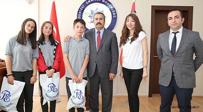 EMNİYET MÜDÜRÜ DEMİR’E 23 NİSAN ZİYARETİ