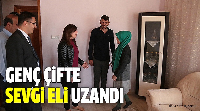 GENÇ ÇİFTE DÜĞÜN HEDİYESİ SEVGİ ELİ'NDEN GELDİ