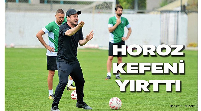 Horoz kefeni yırttı