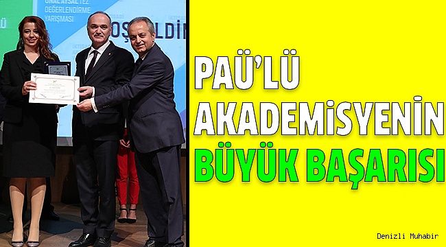 İAV’IN TEZ ÖDÜLÜNÜ KAZANDI