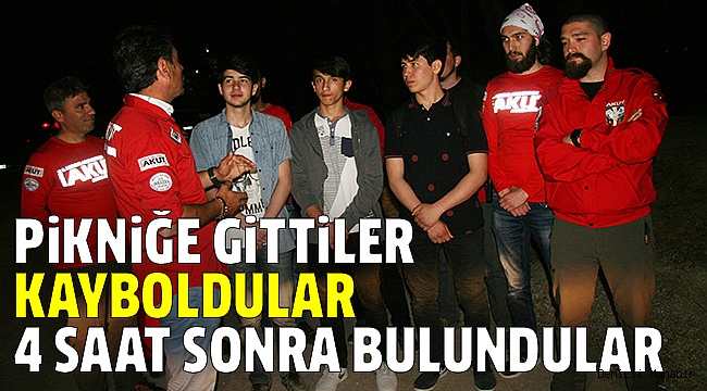 ORMANDA KAYBOLAN 3 ARKADAŞ BULUNDU