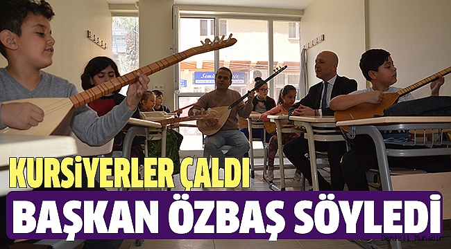 ÖZBAŞ MÜZİK KÜLÜBÜNÜ ZİYARET ETTİ