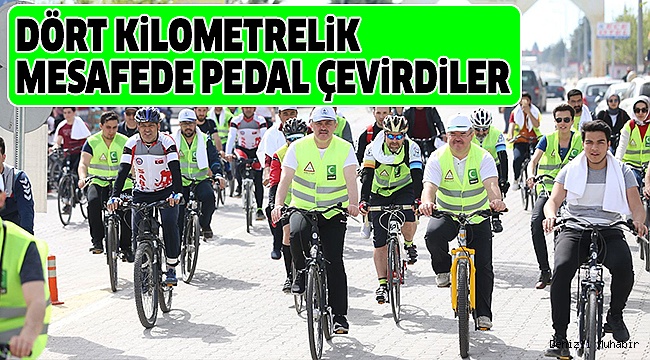YEŞİL BİSİKLET TURU KARAHAYIT'TA YAPILDI