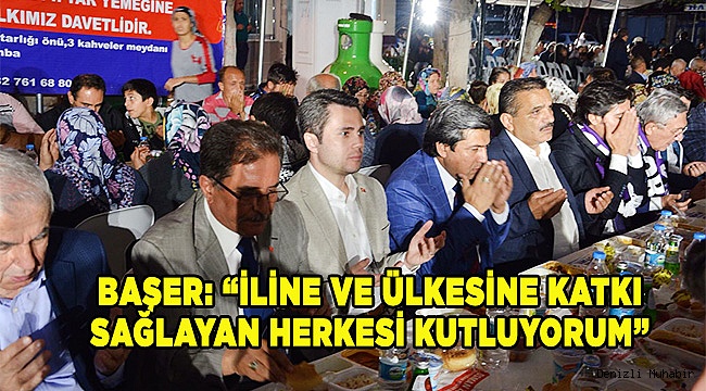 AFYONLULARIN İFTARINA KATILDI