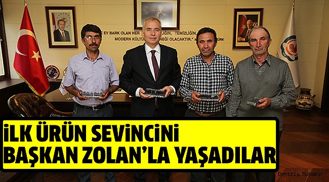 ALANDIZ TARIMSAL İLK ÜRETİMİNİ YAPTI