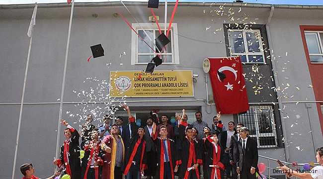 BAKLAN'DA MEZUNİYET SEVİNCİ