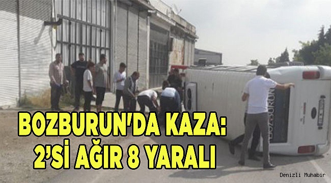 BOZBURUN'DA KAZA: 8 YARALI