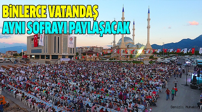 BÜYÜKŞEHİR İLE RAMAZAN GELENEĞİ DEVAM EDİYOR