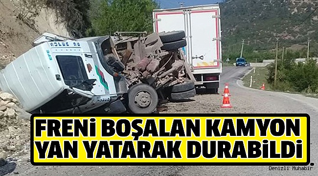 ÇAMELİ’DE KAZA:1 YARALI