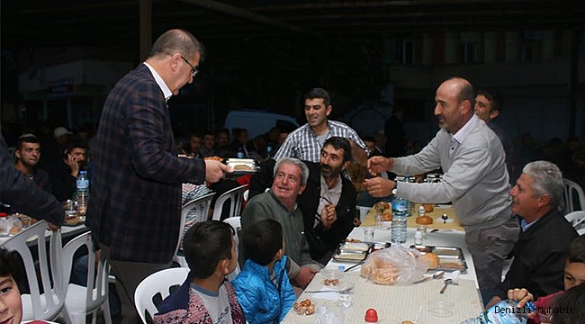 ÇİVRİL BELEDİYESİ'NDEN IRGILLI VE TEKKE'DE İFTAR