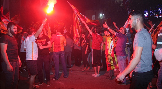 Denizli’de sevincin adı Galatasaray
