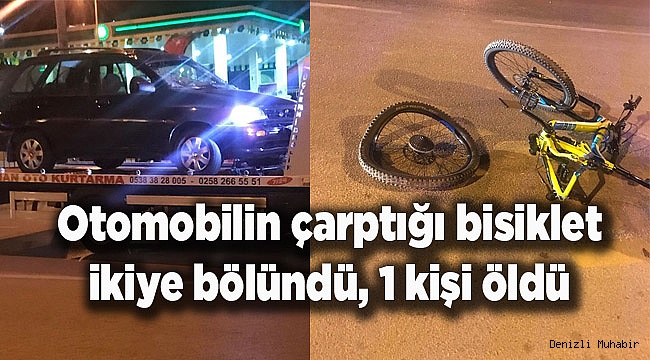 Denizli’de trafik kazası: 1 ölü