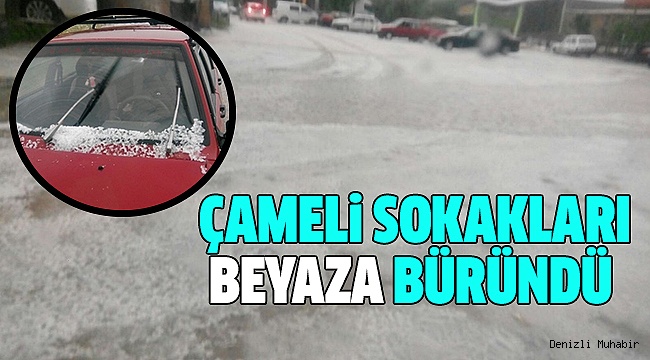 DOLU YAĞIŞI 20 DAKİKA SÜRDÜ