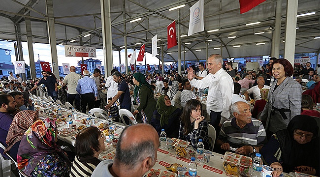 İftar bereketi Merkezefendi'de