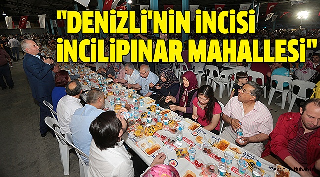 İFTAR SOFRASI İNCİLİPINAR’DA KURULDU
