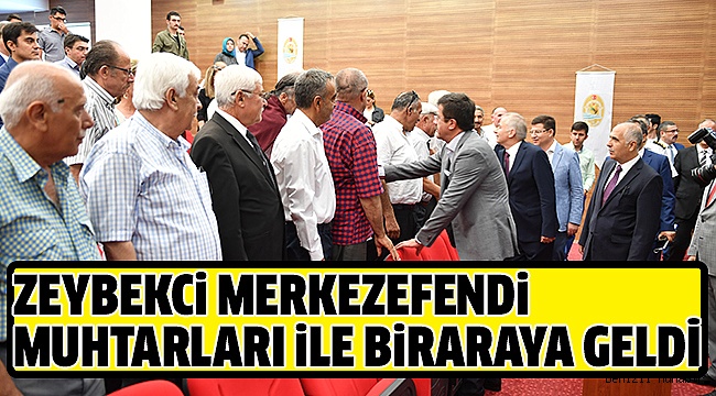 MUHTARLARIN SIKINTILARINI DİNLEDİ