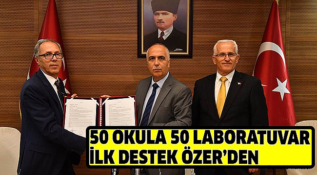 ÖZER İLK PROTOKOLE İMZA ATTI