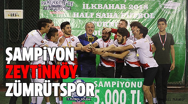 PAMUKKALE'DE ŞAMPİYON ÖDÜLÜNÜ ALDI
