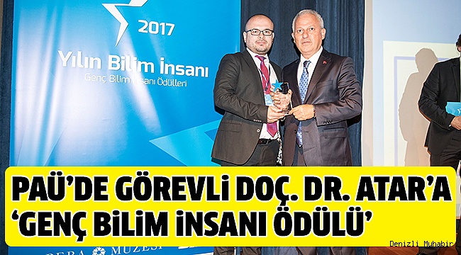 PAÜ’LÜ BİLİM ADAMINA ANLAMLI ODÜL