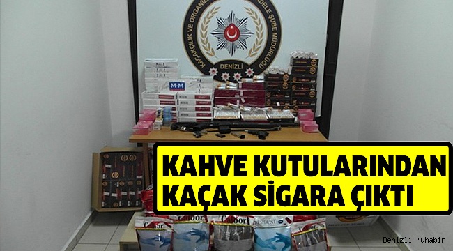 POLİS BİN 300 PAKET KAÇAK SİGARA YAKALADI