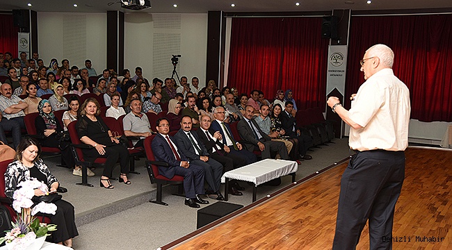 PROF. DR. CÜCELOĞLU ÖĞRETMENLER İLE BULUŞTU