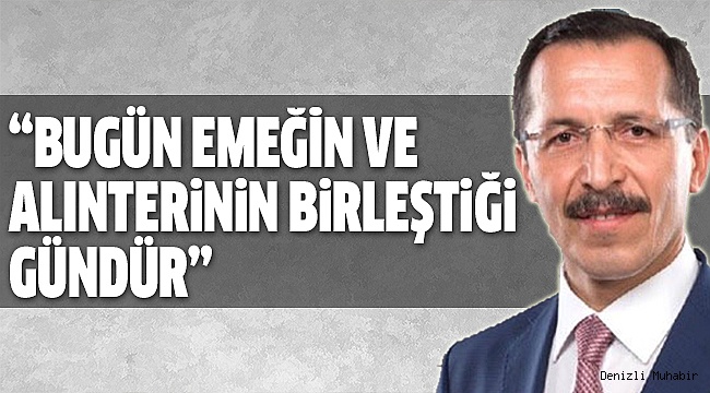 REKTÖR BAĞ’DAN 1 MAYIS MESAJI
