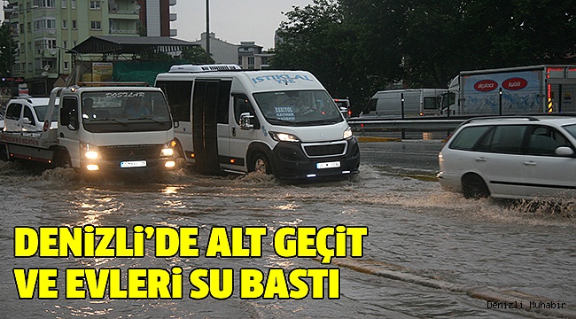 ŞİDDETLİ YAĞIŞ HAYATI OLUMSUZ ETKİLEDİ