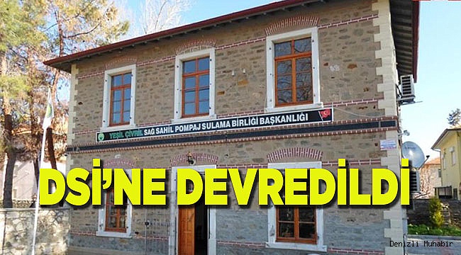 SULAMA BİRLİĞİ DSİ'NİN