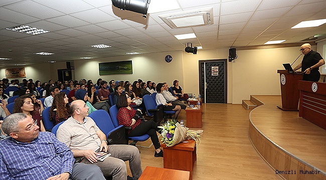 YAZAR KORAT ÖĞRENCİLERLE BİR ARAYA GELDİ