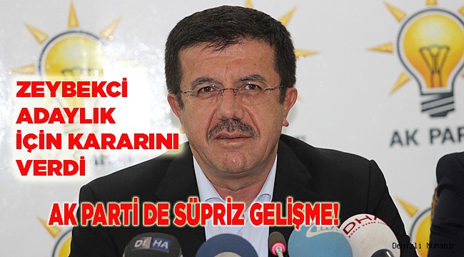 ZEYBEKCİ DE KARARINI VERDİ