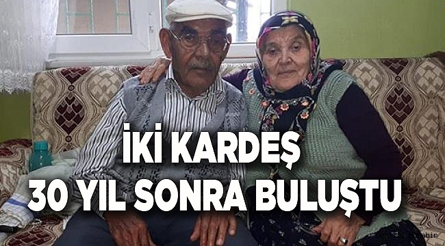 30 YIL SONRA BULUŞTULAR