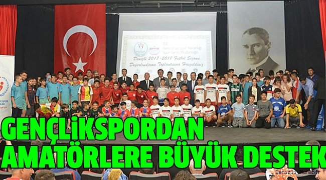 64 KULÜBE 331 BİN TL'LİK YARDIM