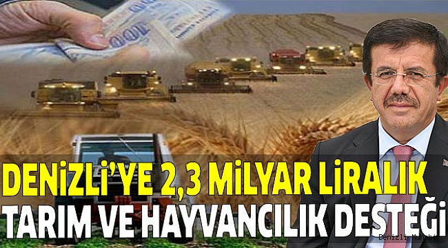 BAKAN ZEYBEKCİ DENİZLİ’YE DESTEKLERİNİ ANLATTI