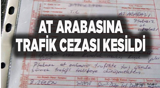 BU CEZA İLÇEDE BİR İLK...