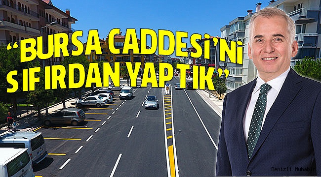 BURSA CADDESİ TRAFİĞE AÇILDI