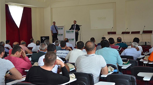 ÇAL İLÇESİNDE TARSİM TOPLANTI YAPTI