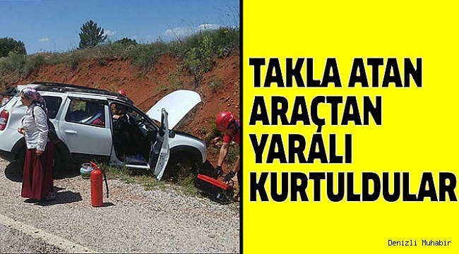 ÇAMELİ YOLUNDA KAZA: 2 YARALI